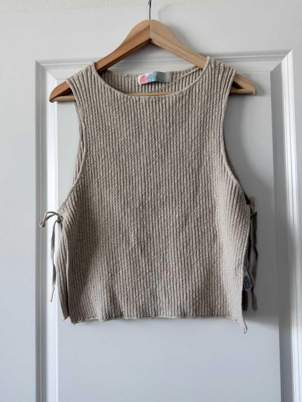 Free people tank knit ribbed top